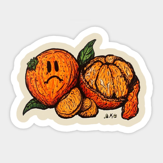 sad cutie Sticker by Sad Lemons 